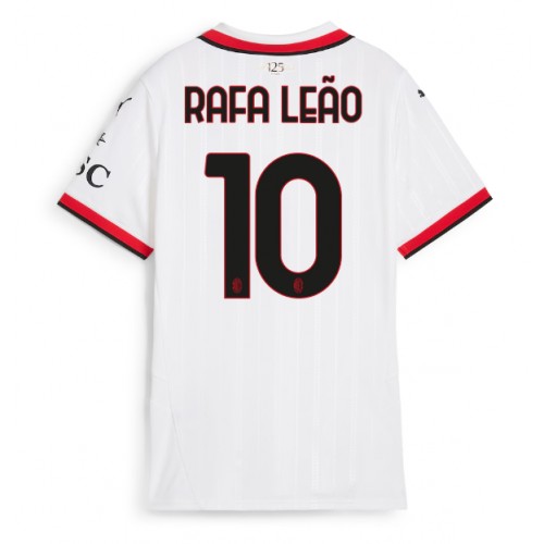 Fotbalové Dres AC Milan Rafael Leao #10 Dámské Venkovní 2024-25 Krátký Rukáv